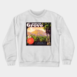 Highland Grove Brand Label Crewneck Sweatshirt